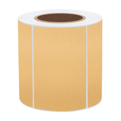 Brown Thermal Labels Stickers, 3x2 inch Direct Thermal Labels Stickers for Shipping, Barcode, Address, Perforation