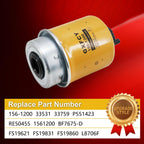 156-1200 Fuel Water Separator Filter Replace 33531 33759 P551423 RE50455