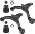 Front Lower Control Arms w/Ball Joints Replacement Suspension Kit for 2001-2005 Honda Civic Sedan & Coupe, 2001-2005 Acura EL (4pc)