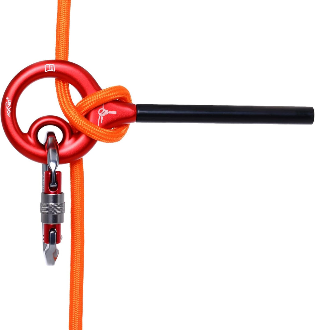 9 Rescue Figure, Upgrade 8 Descender Climbing Gear Downhill Equipment Easy Operation Rigging Plate Aluminum Alloy