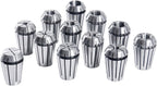 Accusize ER20 Collet Set, 1/16in-1/2in, 12Pc, 0223-0799