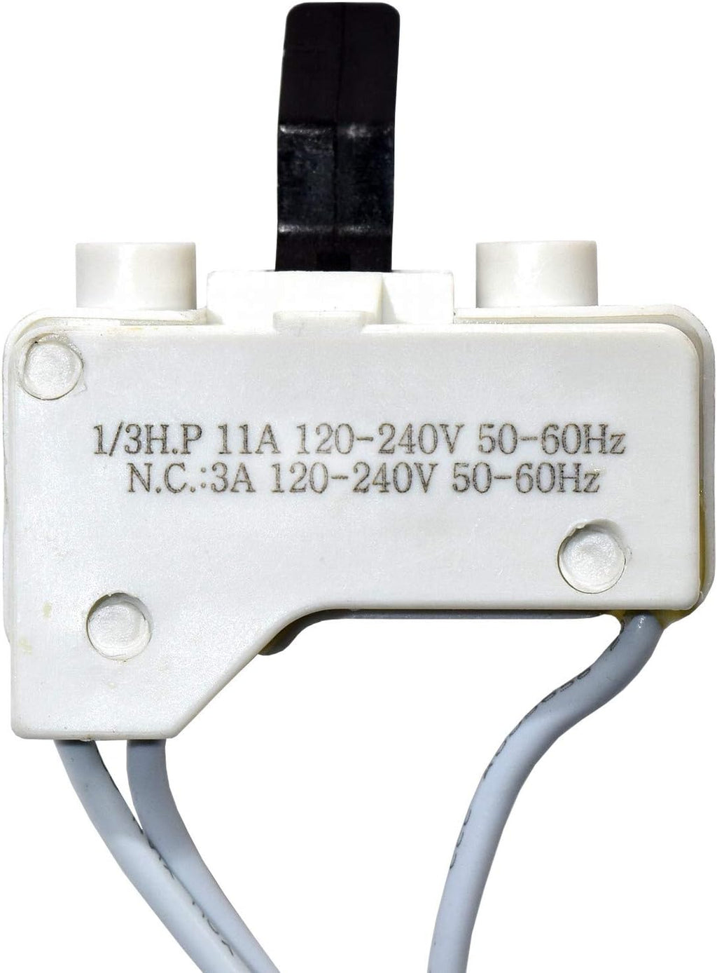 HQRP Dryer Door Switch compatible with Estate EED4400SQ0 EED4400TQ0 EED4400VQ0 EED4400WQ0 EED4400WQ1 EGD4400SQ0 EGD4400TQ0 EGD4400VQ0 EGD4400WQ0
