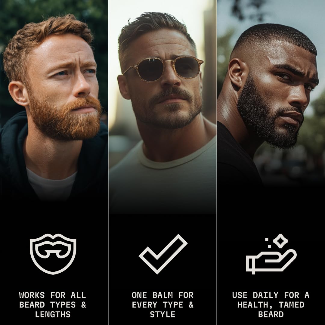 Beard Balm for Men - 2 Oz, Terra Sol Scent