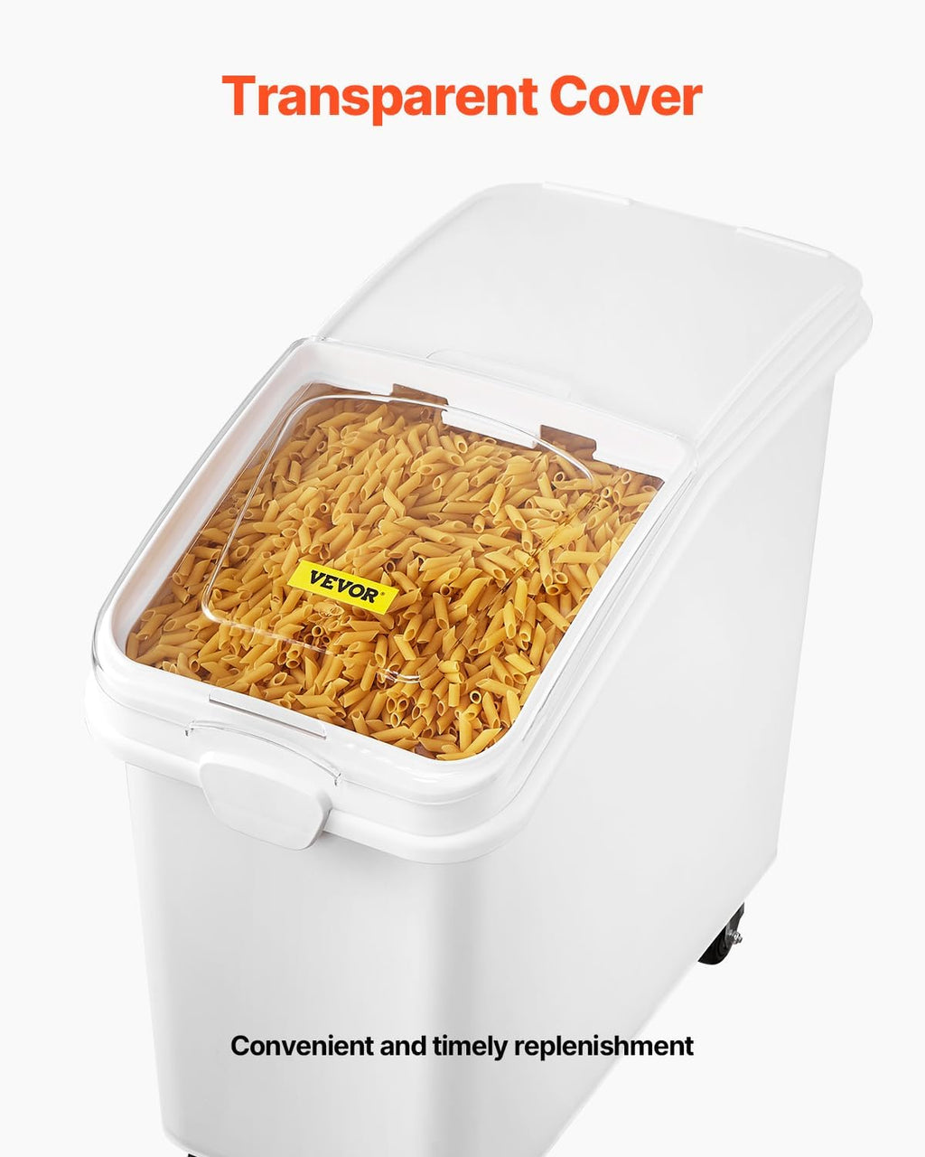 27 Gallon Food Storage Container, 500 Cup Commercial Ingredient Bin