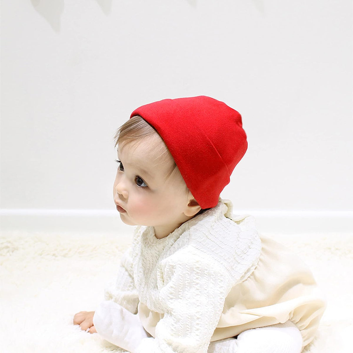 Newborn Hats and Mittens Set Infant Beanie Baby Hat Kint Cotton Hostipal Hats Gloves Mittens for Boys Girls