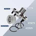 NXTRIP 518516 Front Wheel Hub Compatible with 2002 2003 2004 Infiniti I35