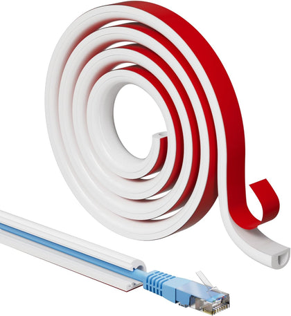 39”Cord Hider for Wall Mounted TV,Adhesive One-Cord Cable Hider for Wall,Cord Covers Raceway Kit for Wires Hider