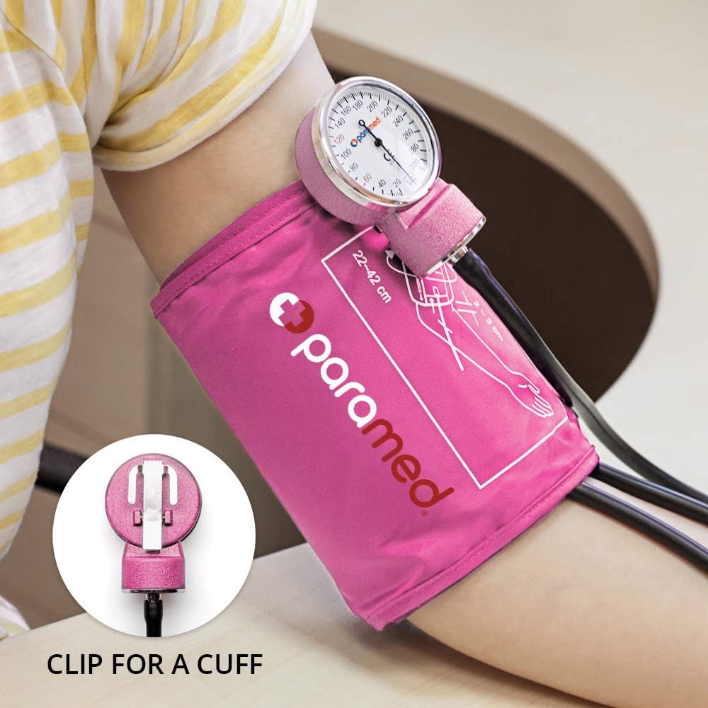 Aneroid Sphygmomanometer – Manual Blood Pressure Cuff with Universal Cuff 8.7-16.5" and D-Ring – Carrying Case in the