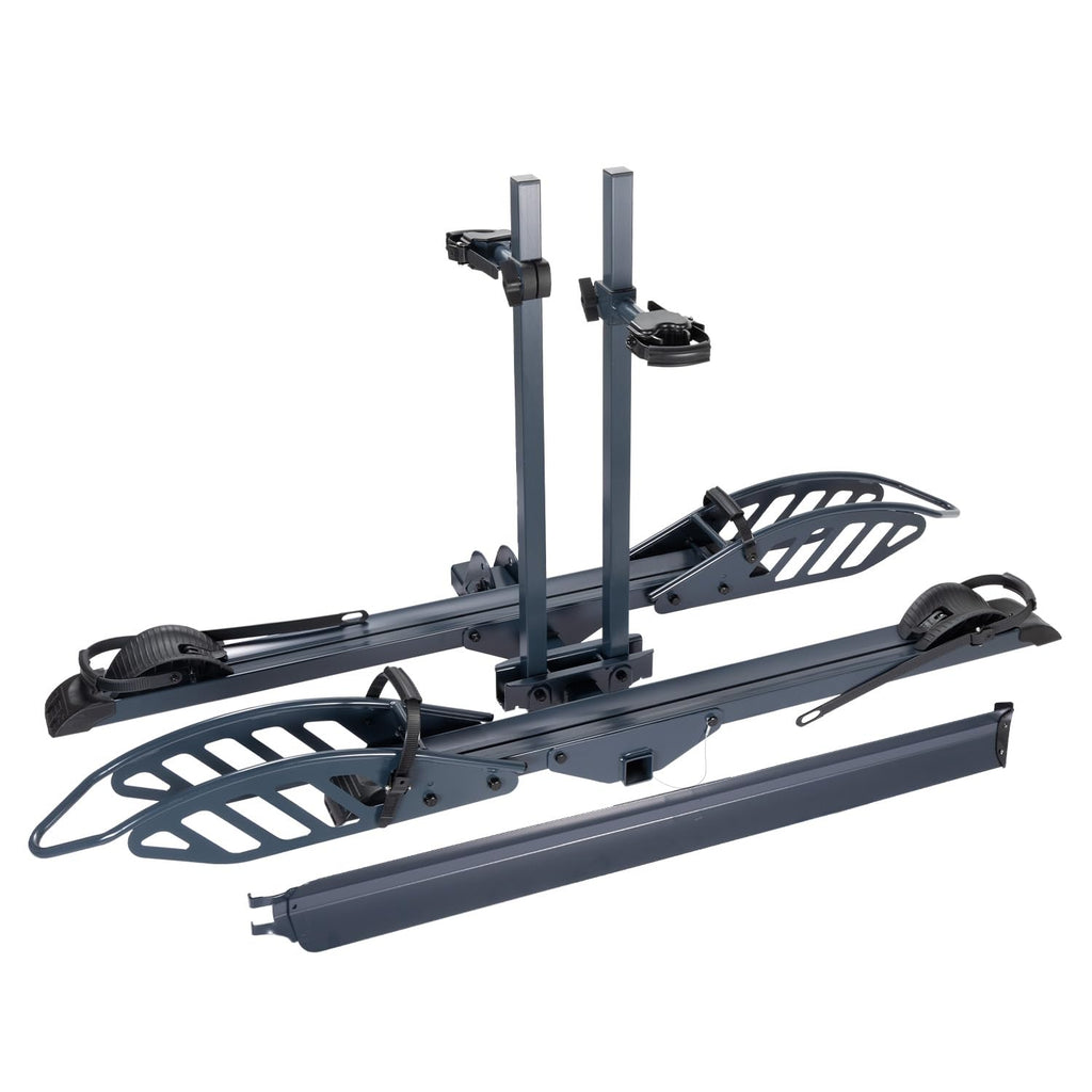 CyberRack E2 Hitch 2 E-Bike Rack with Ramp,200 lbs Capacity