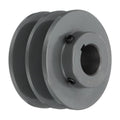 uxcell 2AK30-1 V-Belt Sheave 1" Bore, 3.05" OD, Double Groove Web Sheave