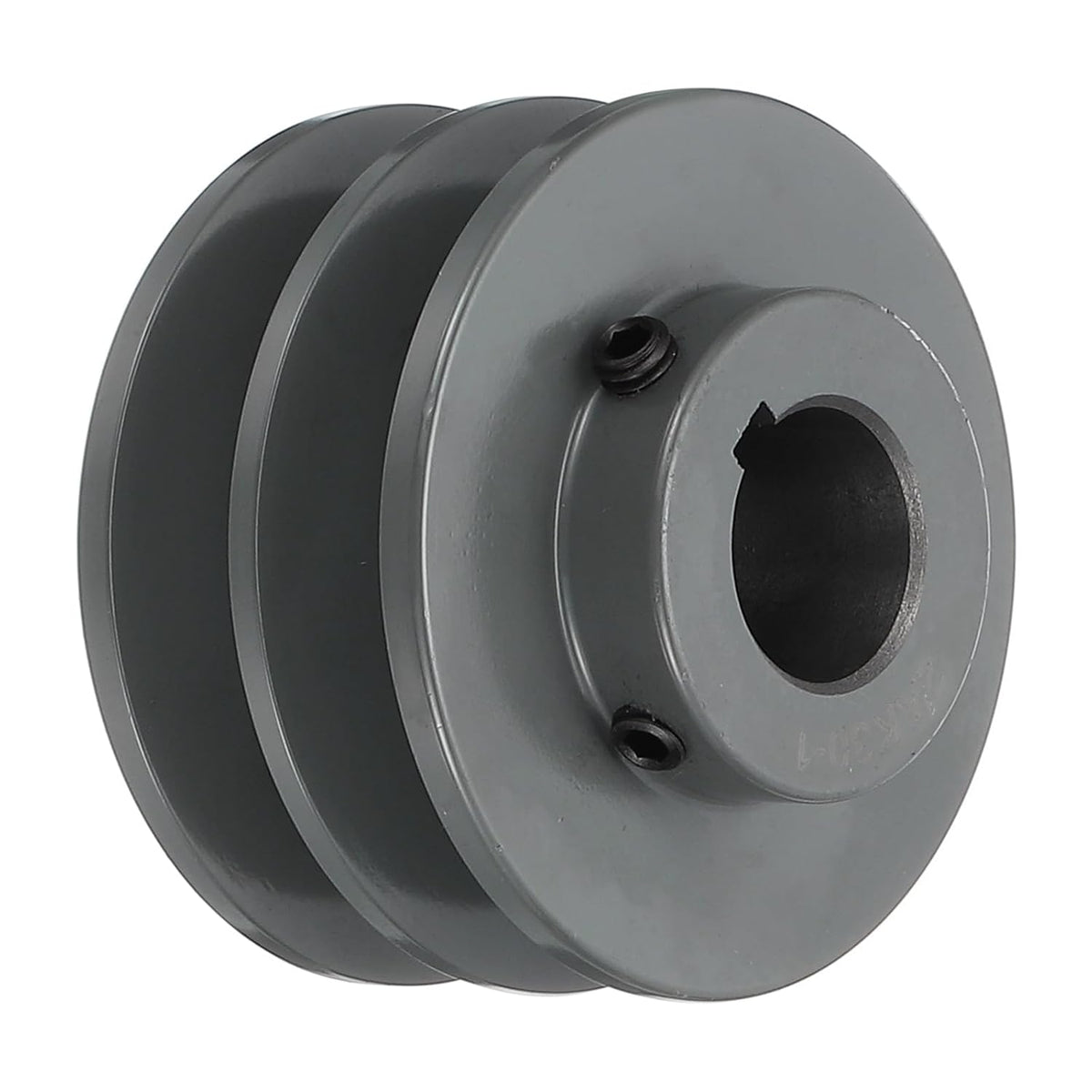 uxcell 2AK30-1 V-Belt Sheave 1" Bore, 3.05" OD, Double Groove Web Sheave