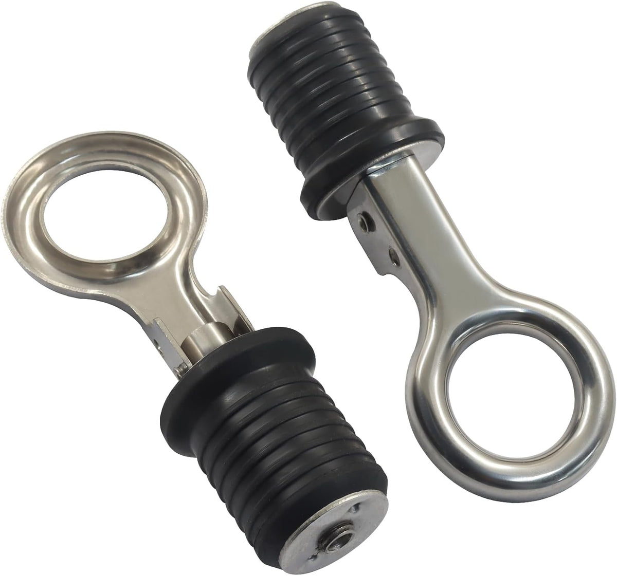Boat Drain Plug, 2 Pcs, 1 Inch, Snap Handle