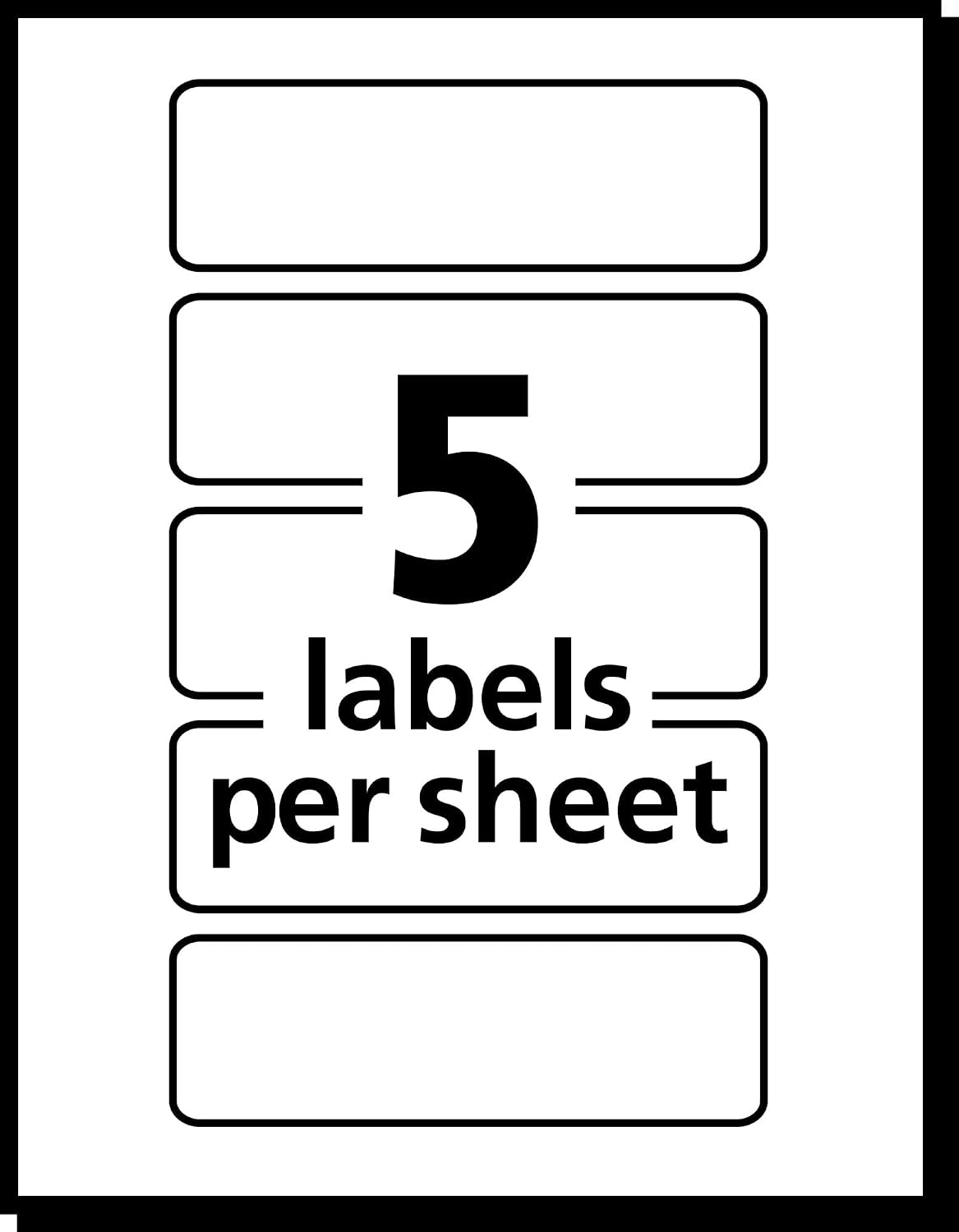 Self-Adhesive Removable Labels, 1 x 3 Inches, Orange Neon, 200 per Pack (05477)