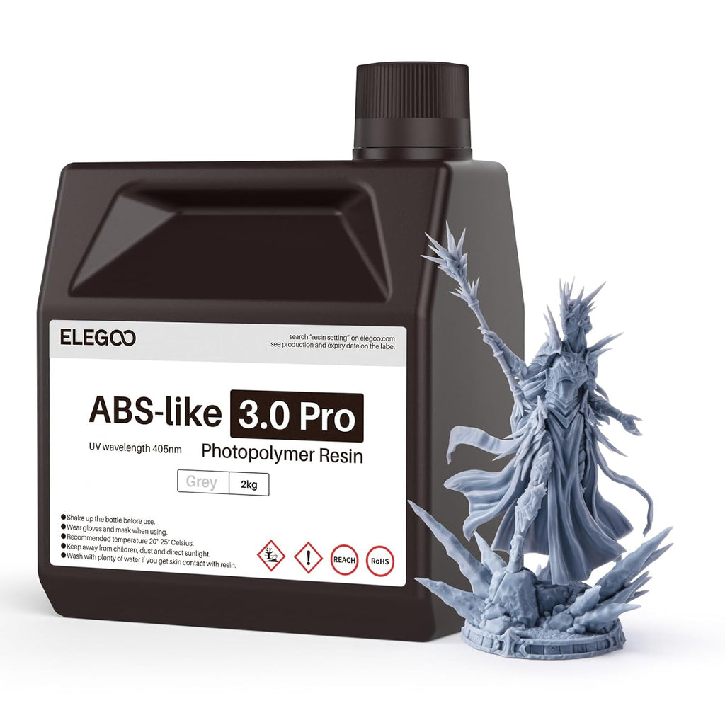 ELEGOO ABS-Like Resin 3.0 Pro, 3D Printing Resin with Higher Scratch-Resistance, High Toughness, High Precision, Fast