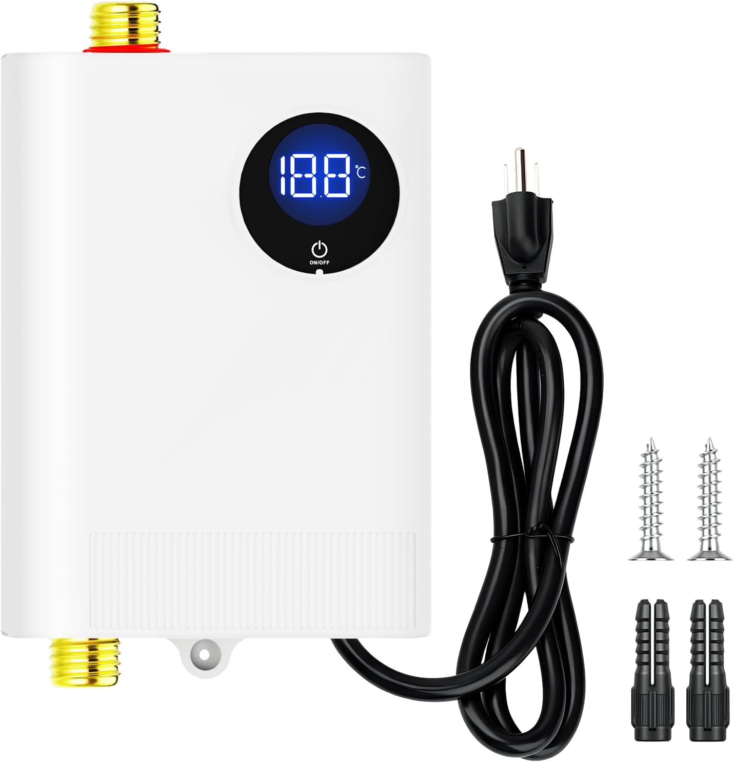 110V Tankless Water Heater Electric, YIHUIBF 3000W Tankless Electric Water Heater Instant, Under Sink Water Heater