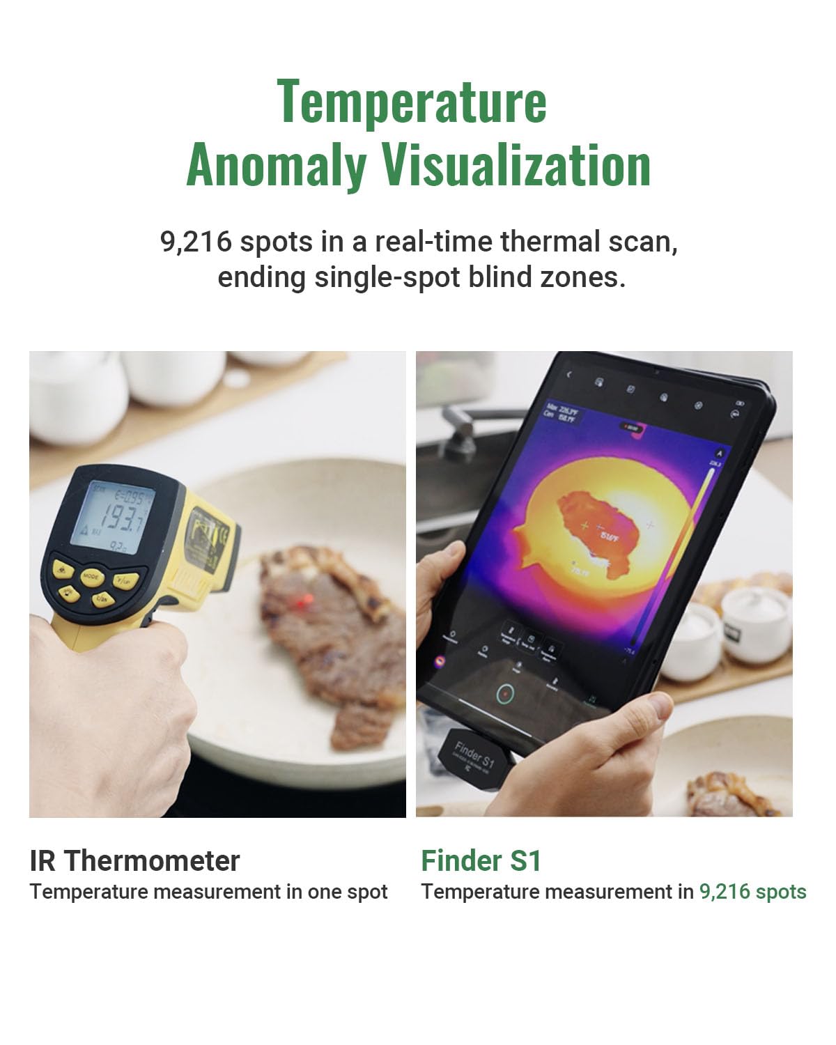 Finder S1 Thermal Camera for Android, 192x192 Super Resolution Thermal Imaging Camera,Thermal Imager for Android