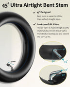 10x2.75-6.5 10 Heavy Duty Inner Tube for Speedway 5 Dualtron 3 Hover-1 Alpha JOYOR S Hiboy Titan PRO Electric Scooter Explosion-Proof Shockproof Super-Grip