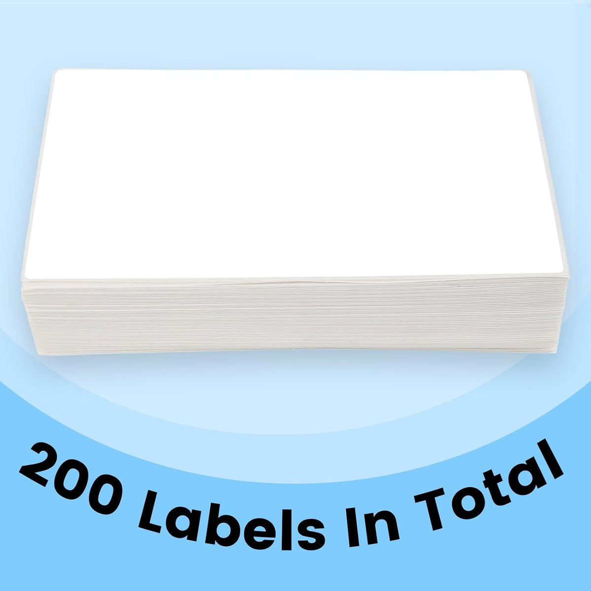 200 Pcs 4"x6" Blank Removable Labels for Storage Bins No Residue