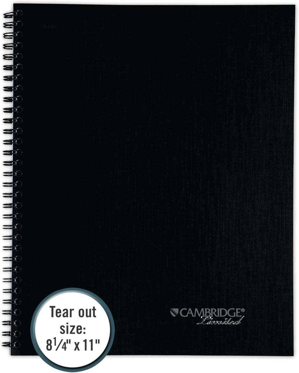 Business Notebook, Action Planner, Legal Ruled Paper, 8-1/2" x 11", 80 Sheets, Flexible Soft Touch Cover, Wirebound