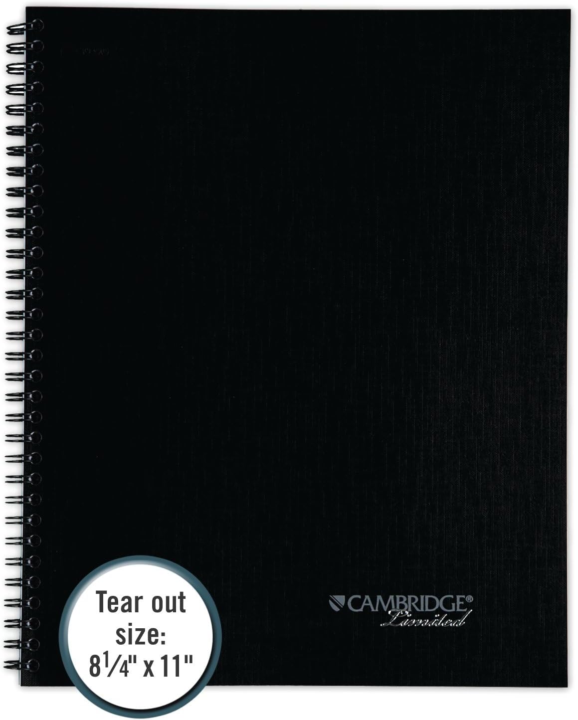 Business Notebook, Action Planner, Legal Ruled Paper, 8-1/2" x 11", 80 Sheets, Flexible Soft Touch Cover, Wirebound
