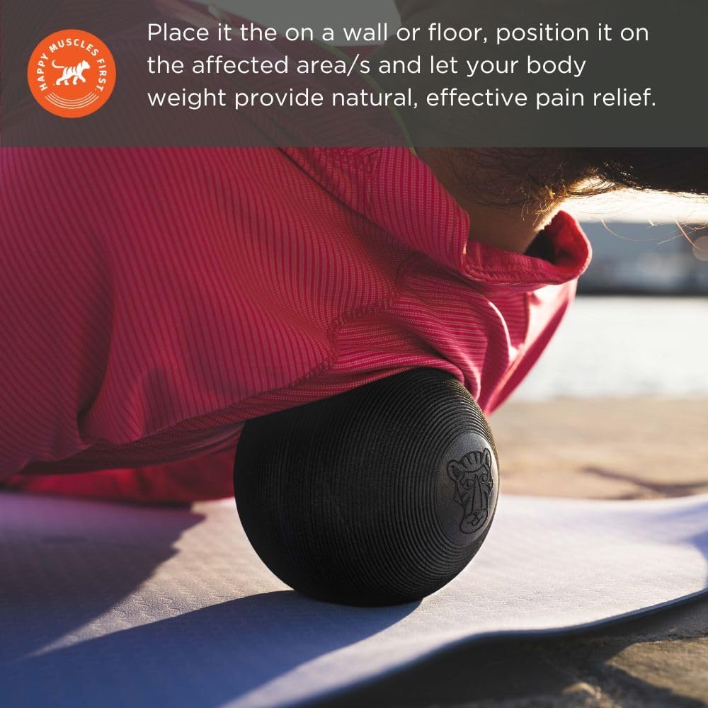 Tiger Ball 5.0 Foam Roller Ball– Deep Tissue Massage Ball – Trigger Point Massage Therapy: Relief for HIPS, Glutes