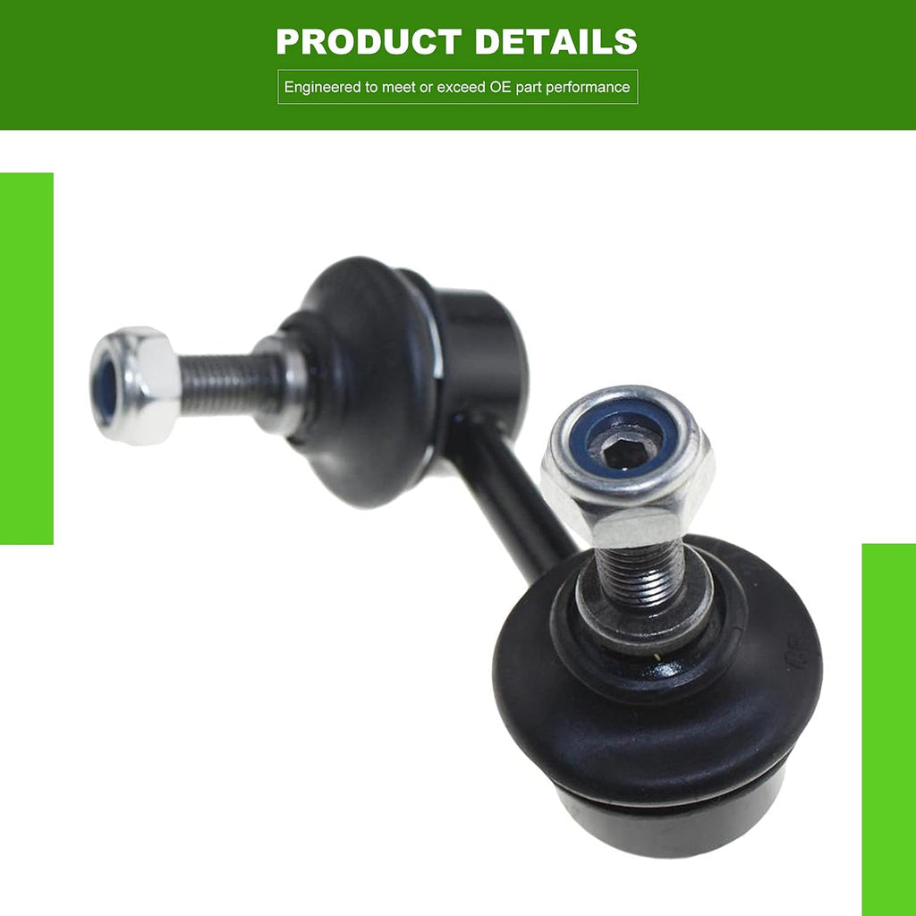 SCITOO 4pcs Front Suspension Kit Outer Tie Rod End Sway Bar Link Fit 2006-2011 for Honda Civic