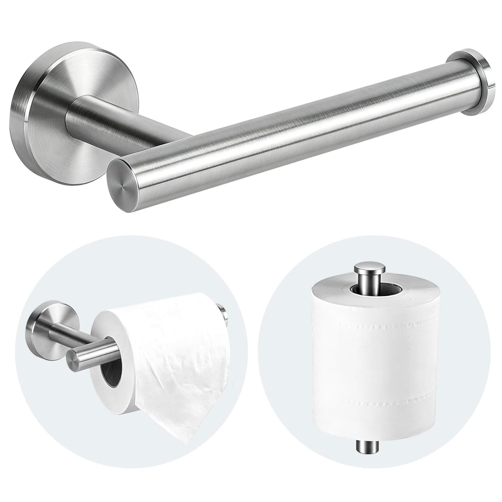 Toilet Paper Holder Wall Mount - Brushed Nickel