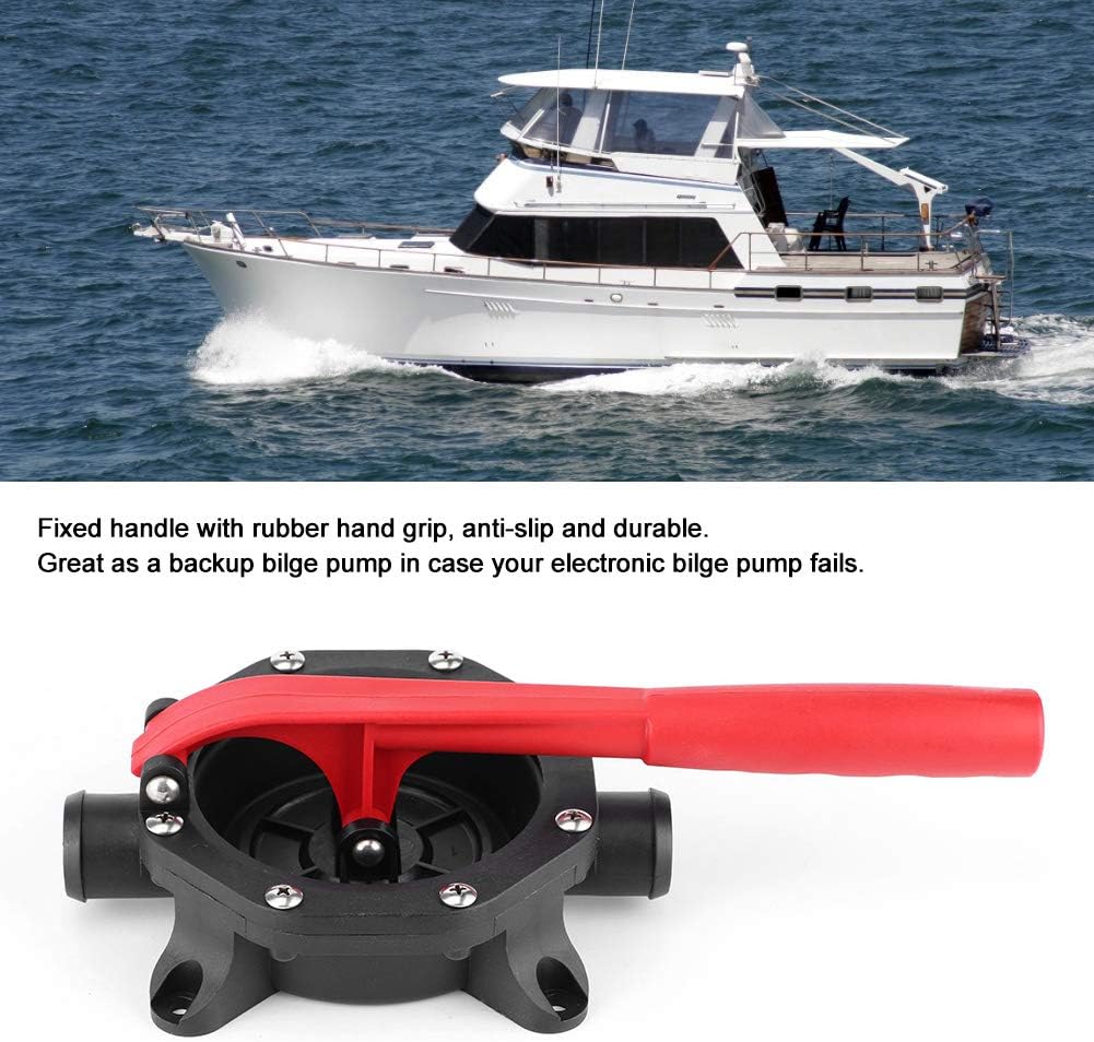Manual Bilge Pump 720 GPH Self Priming 1-1/4 Inch
