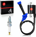 Ignition Coil and Spark Plug For Yamaha V Star 650 XVS650 1998-2016