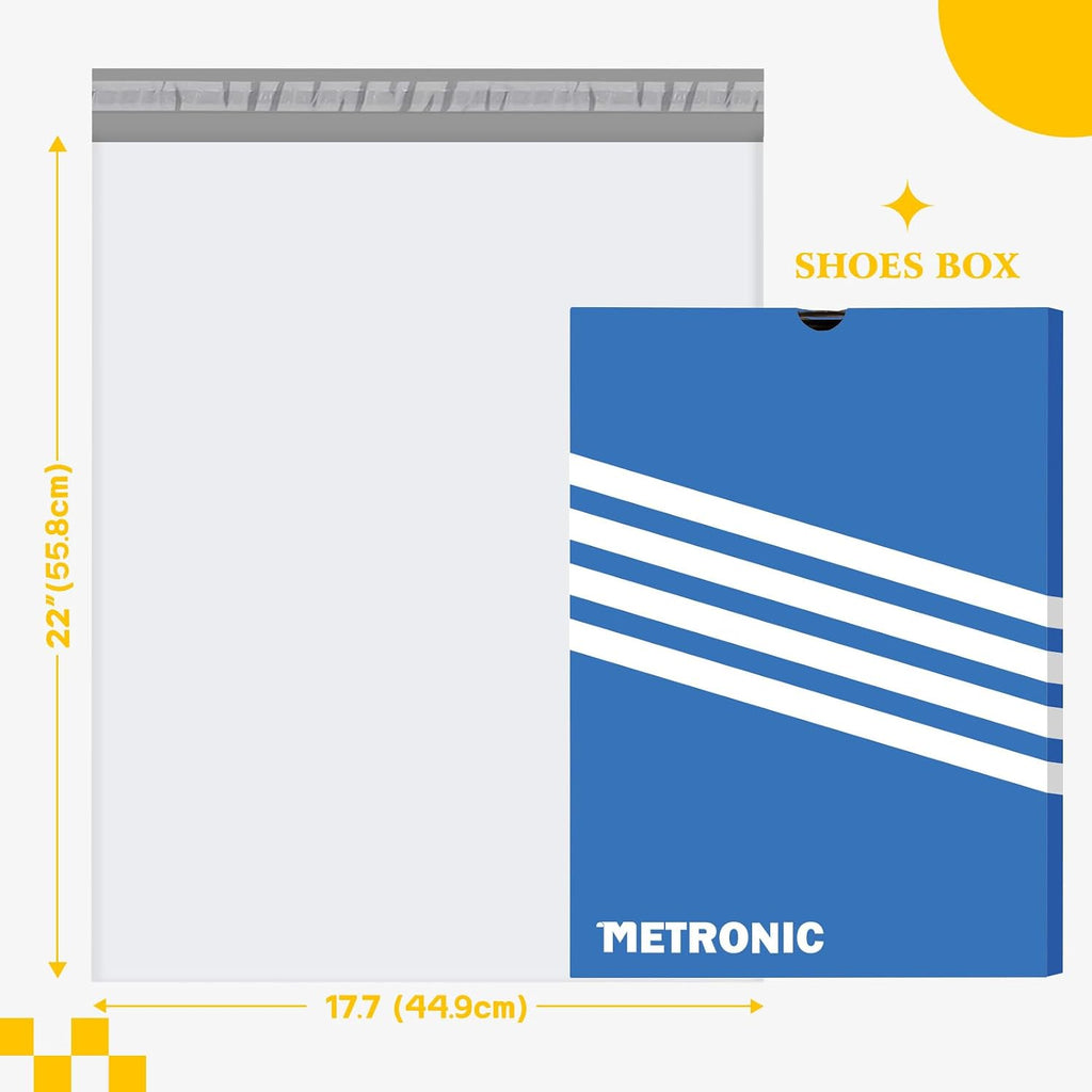 50Pcs Poly Mailers 17.7x22 Inch Large Shipping Bags for Clothes