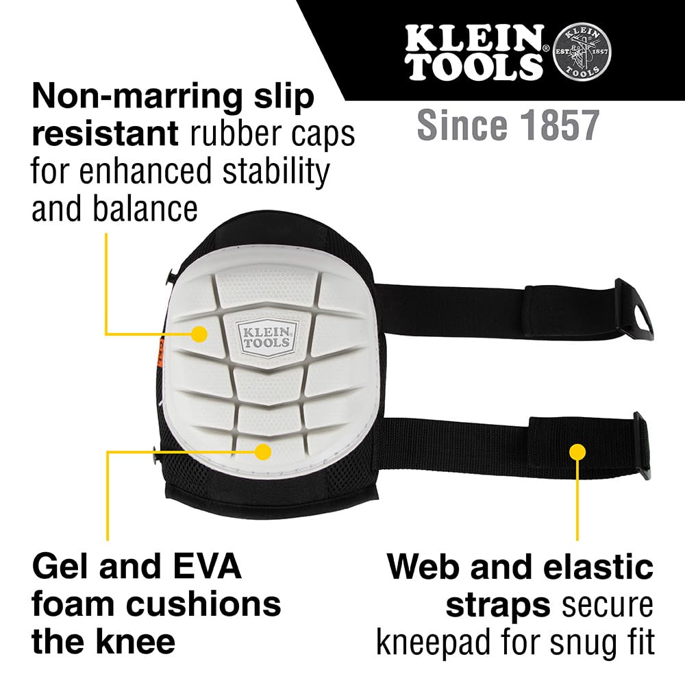 60849 Non-Marring Knee Pads for Work, Construction, Tile, Flooring