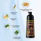 Dark Brown Hair Dye Shampoo Color Shampoo for Gray Coverage for Women Men