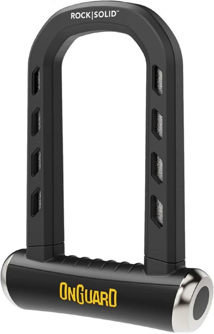 RockSolid U-Lock – 14 mm (0.55 in) Hardened Steel Bike Lock, 90 mm × 175 mm (3.55 in × 6.90 in) Interior Dimensions