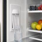 Cup-Press Water Dispenser Lever Compatible with Select GE Refrigerators (Orange)