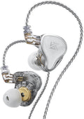 KZ ZAS in Ear Monitor Headphones 16 Units 7BA 1DD Hybrid Drivers HiFi IEM Earphones High Clarity Wired Earbuds for