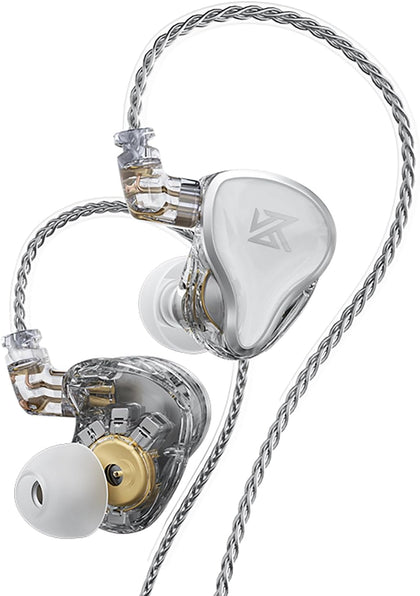 KZ ZAS in Ear Monitor Headphones 16 Units 7BA 1DD Hybrid Drivers HiFi IEM Earphones High Clarity Wired Earbuds for