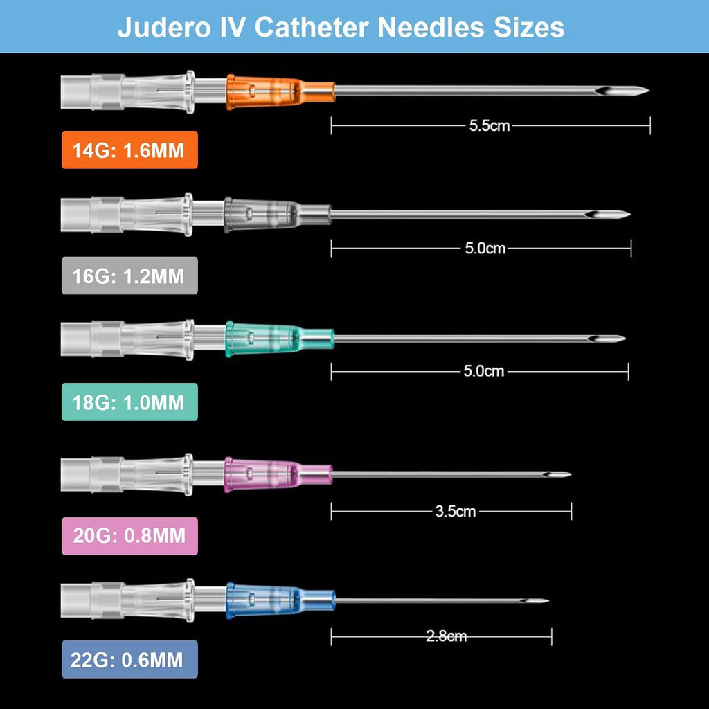 18G Catheter Piercing Needles 50Pcs IV Catheter Needles 18 Gauge Ear Nose Piercing Needles Stainless Steel Hollow