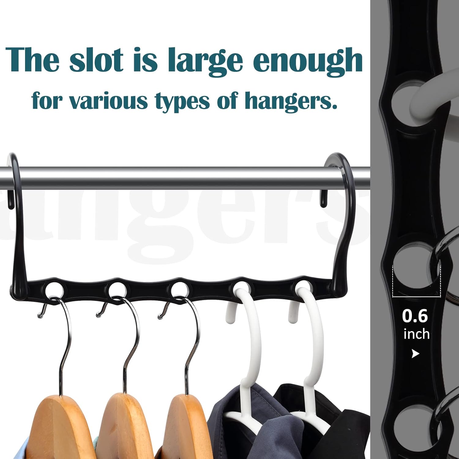 6 Pack-Closet-Organizers-and-Storage, Magic-Hangers-Space-Saving-for-Clothes