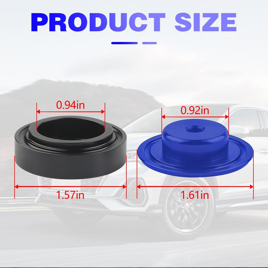 BELOMI Aluminum Rear Wiper Delete Plug with Waterproof Seal, Blue