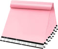 Large Poly Mailers 24x24 for Shipping Clothes Light Pink, 50pcs