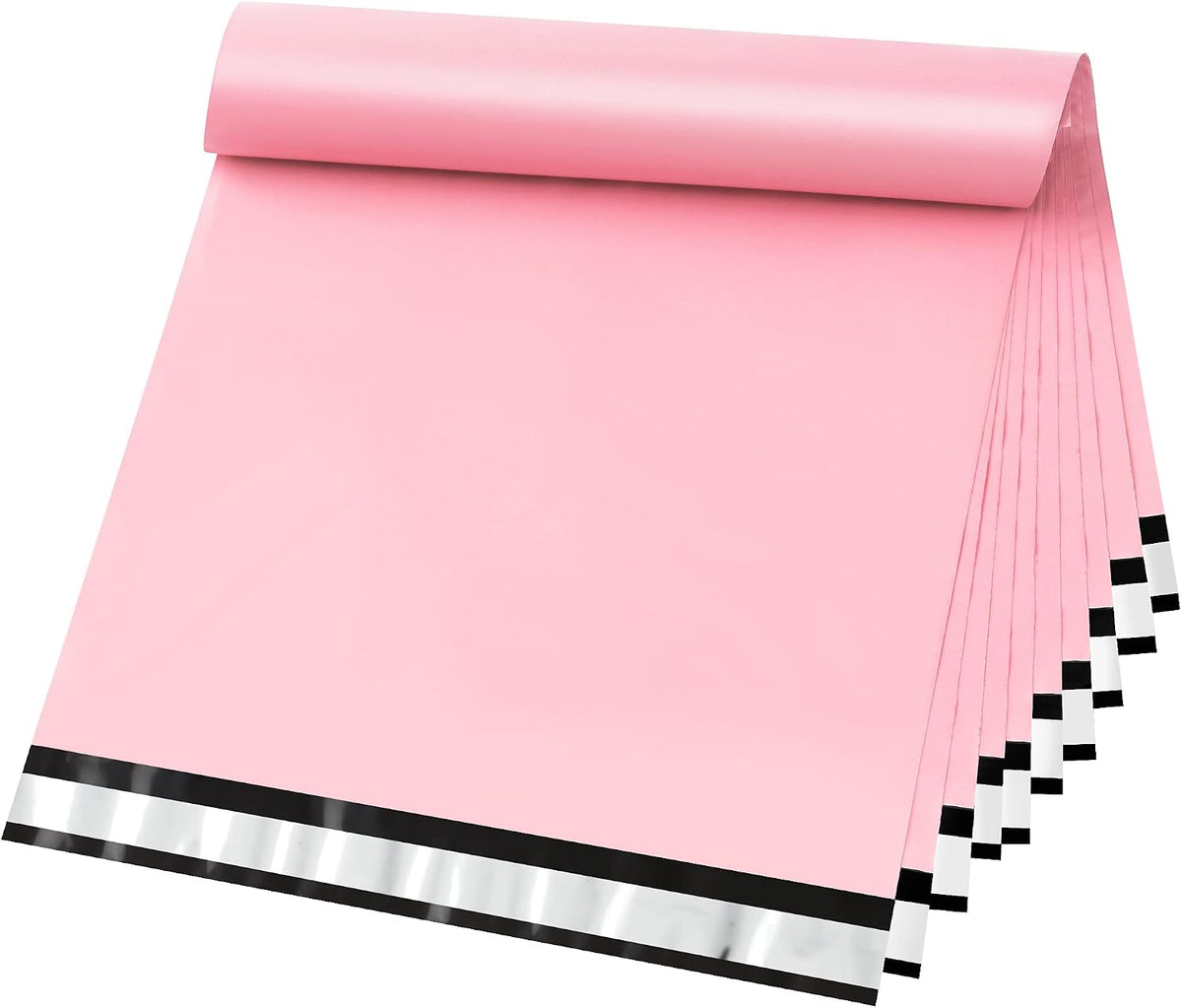 Large Poly Mailers 24x24 for Shipping Clothes Light Pink, 50pcs