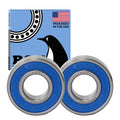 PGN 6001-2RS (2 Pack) Ball Bearing 12x28x8mm Chrome Steel Sealed