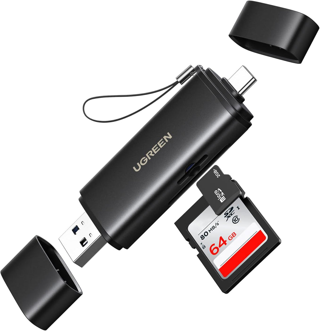 USB C SD 4.0 Card Reader USB Memory Card Reader | for SDXC, SDHC, MicroSD, MMC, RS-MMC, Micro SDXC, Micro SDHC