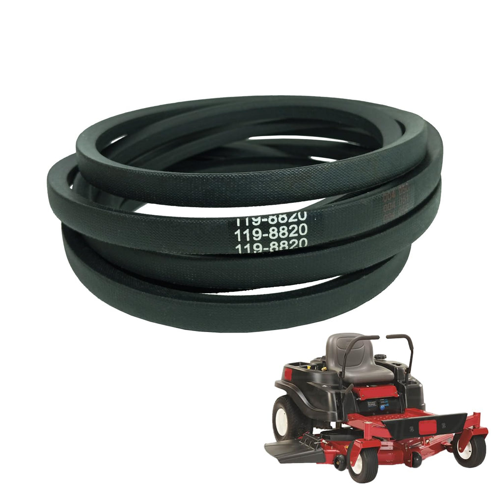 119-8820 Deck Belt Replacement for Toro TimeCutter 50 Inch SS5000 MX5000 5000 MX5060 75750 75755 Exmark Quest Zero Turn Mowers 119-8820-SL SS5060 74630 74632 75751 /Aramid Cord /141.1 inches