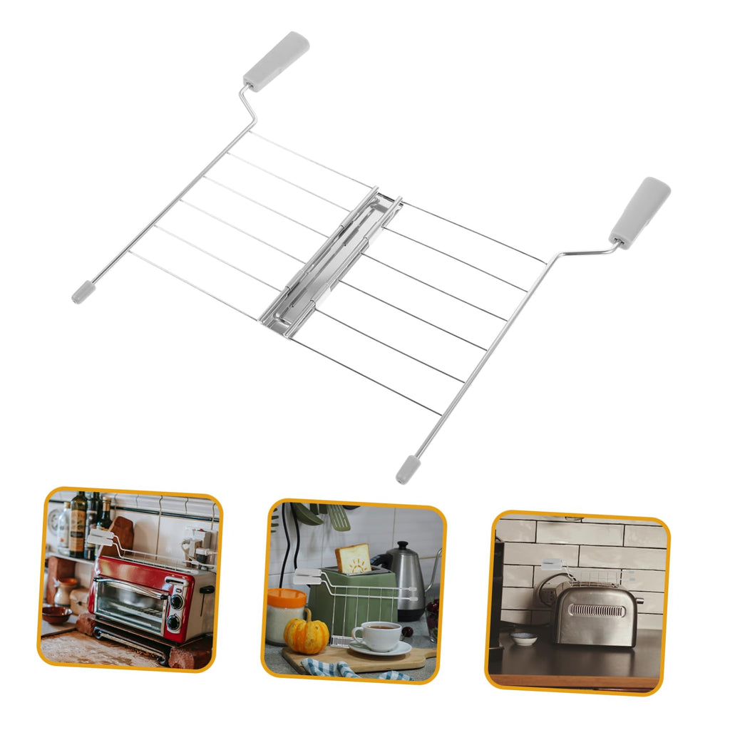 Toaster Warming Rack Stainless Steel Bread Rack for Pop-up Toasters