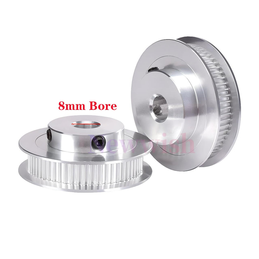 GT2 Pulley 80 Teeth 8mm Bore 6mm Width Timing Belt Pulley Aluminum 80T 8mm bore Pulley Wheel for 6mm Width GT2 Timing Belt for 3D Printer,CNC (4pcs)
