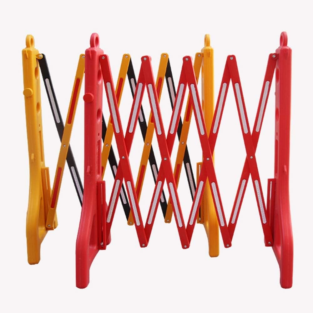 GDMING Expandable Mobile Safety Barricade Folding Water Filled Road Barrier Gate Plastic Retractable Traffic Fence