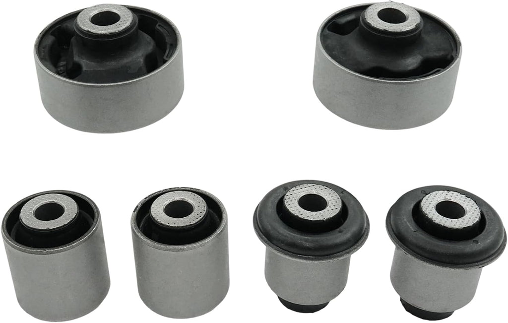 WELLBOX Suspension Control Arm Bushing Kit compatible with Honda Accord 2003 2004 2005 2006 2007 Acura TL TSX 2004 2005 2006 2007 2008 Front Lower Inner Outer Replaces OE ‎51391-SDA-A03