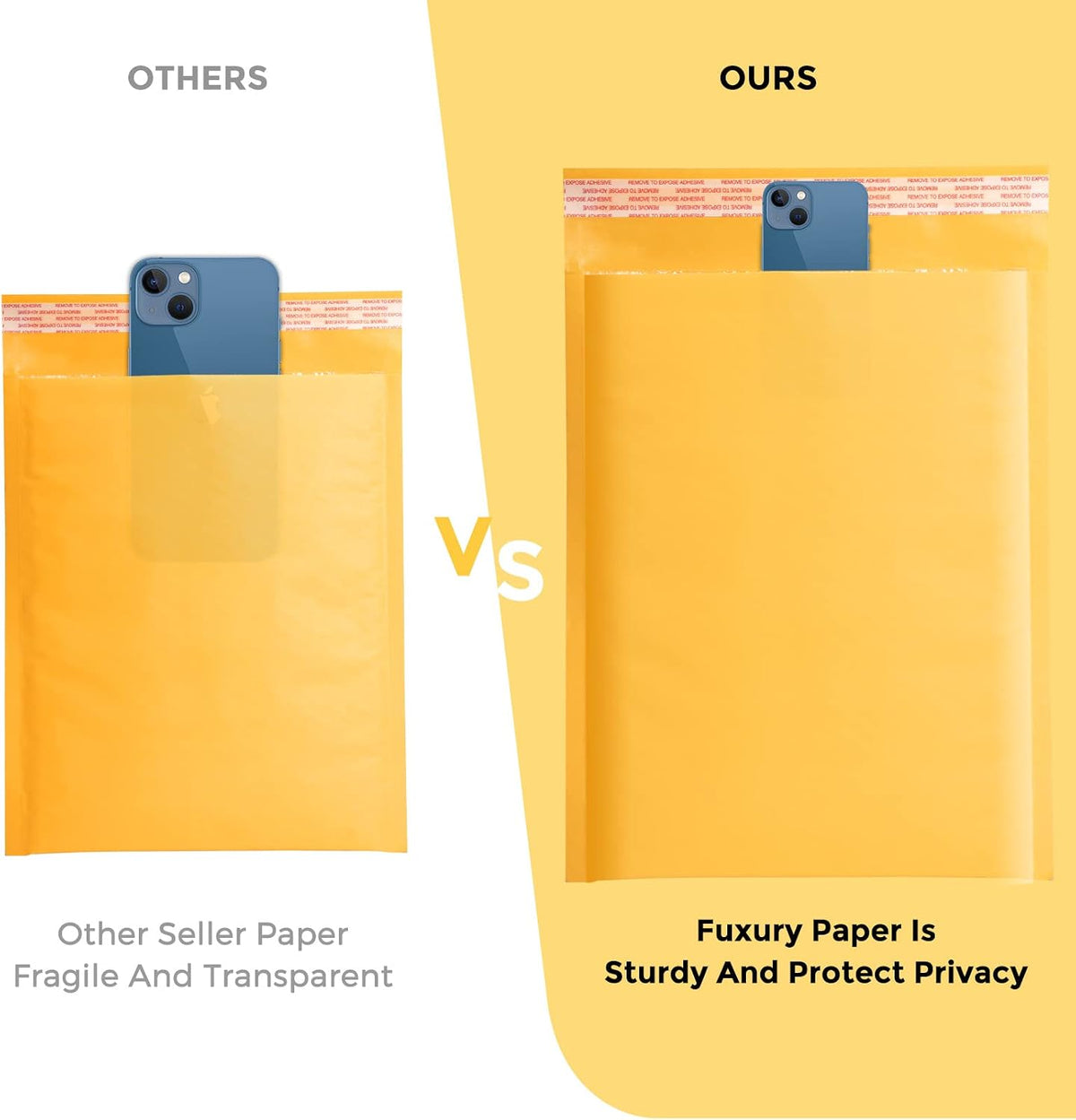 Fu Global Bubble Mailers 10.5x13.5 Inch Padded Envelopes #4 Self Sealing Bulk Bubble Envelopes Mailing Shipping