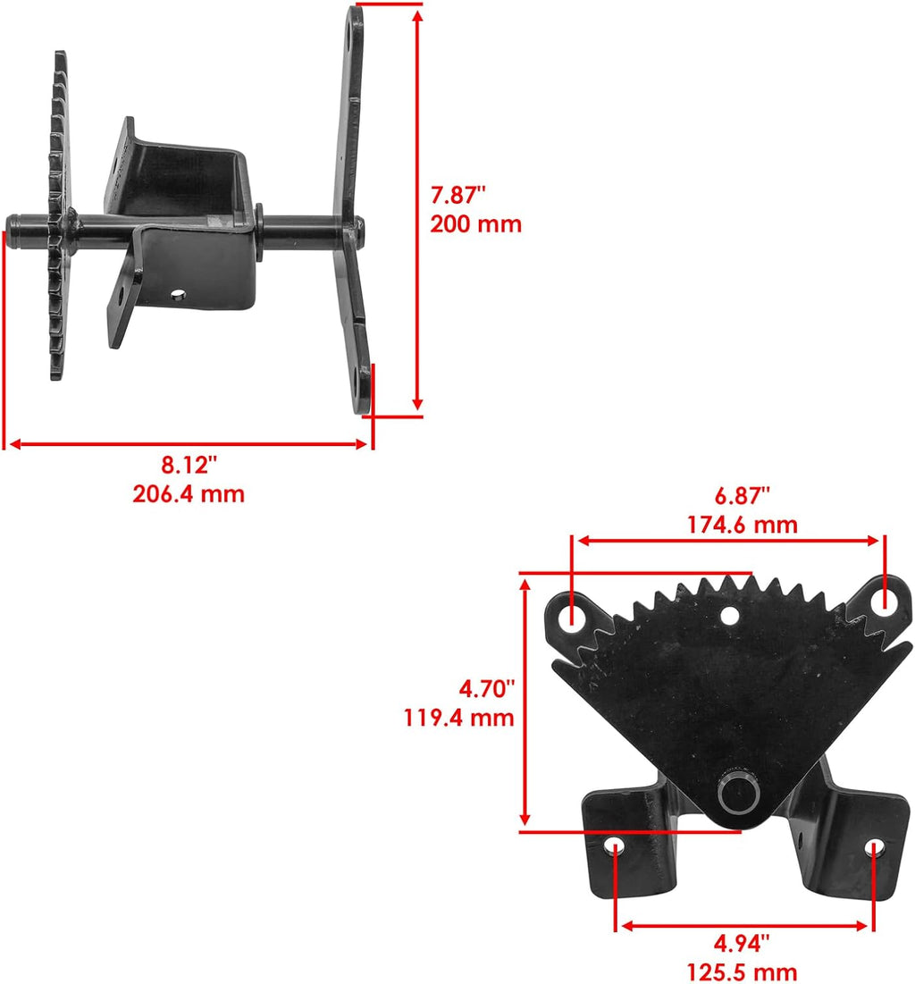 Steering Sector Gear & Shaft Kit - Replacement Steering Kit for Tractors | Steering Sector Gear & Shaft Kit
